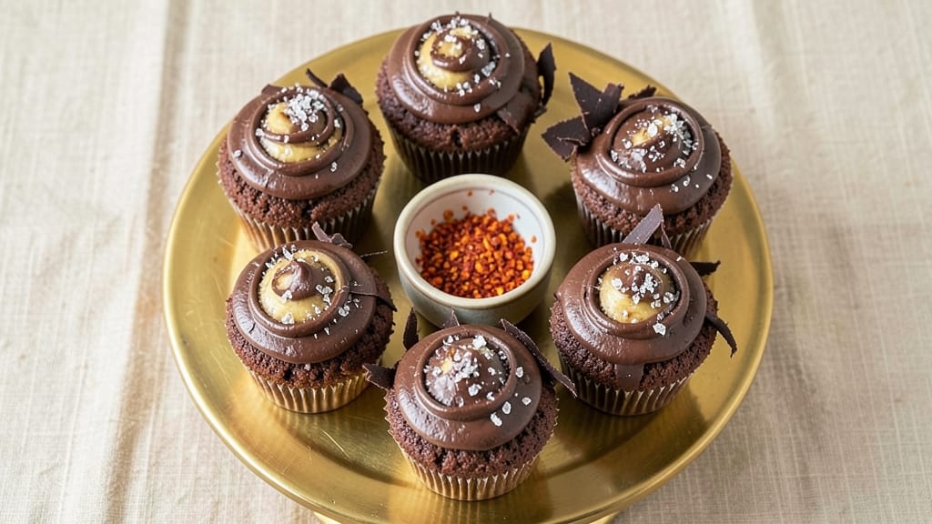 Chili Chocolate Cupcakes Recipe: Deep Molten Cocoa Hearts in Every Bite