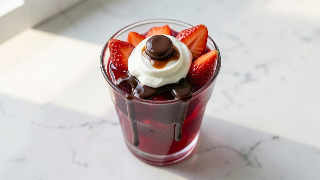 Chocolate-Covered Strawberry Jello Shots Recipe: Elegant Party Bites in 10 Minutes
