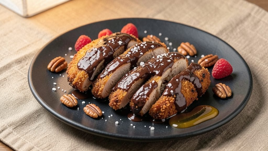 Chocolate Fried Chicken Recipe: Crunchy Coating with Dark Chocolate Depth