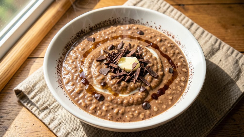 Chocolate Rice Porridge Recipe: Warm Cocoa Swirls With Silky Texture