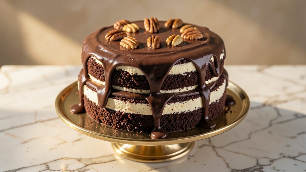 Copycat Red Lobster Chocolate Wave Cake Recipe: Fudgy Layers With Crunchy Chocolate Crown