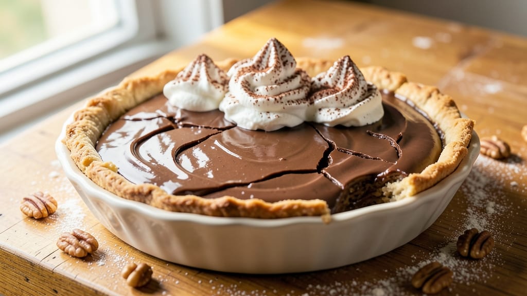 Grandma's Chocolate Pie Recipe: Fudgy Crust and Velvety Cocoa Layers