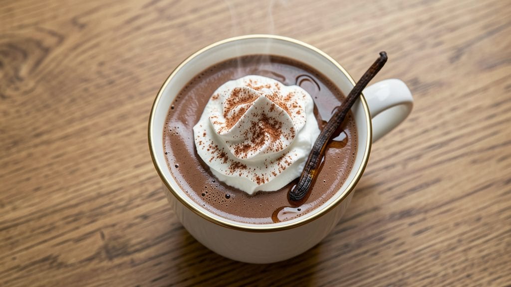 Martha Stewart's Hot Chocolate Recipe: Velvety Richness with Whipped Cream Swirls