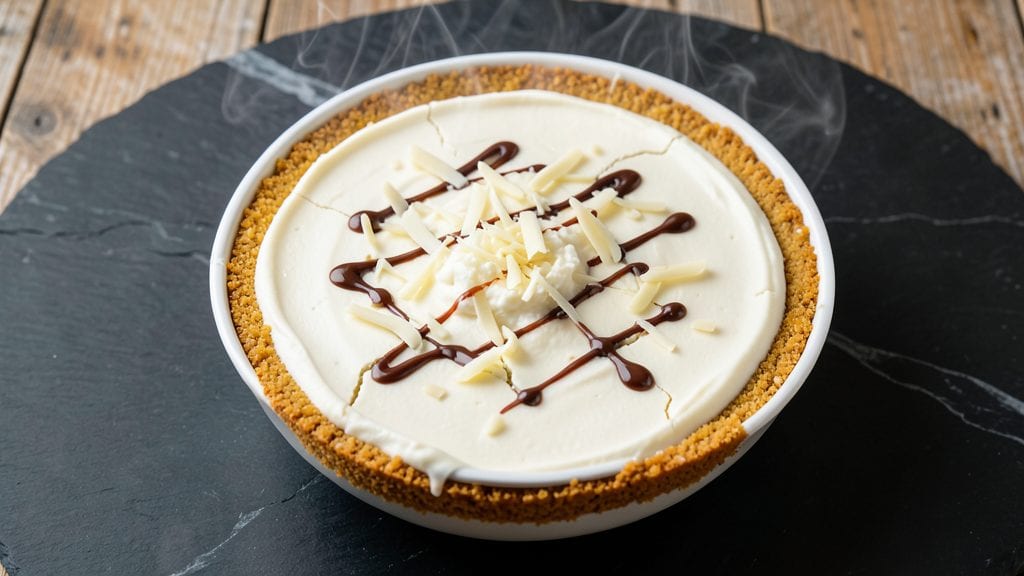 Philadelphia Cream Cheese White Chocolate Cheesecake Recipe: Swirls of Richness With Crispy Graham Topping