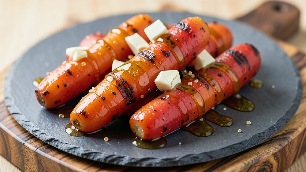 White Chocolate Grilled Honey Roasted Carrots Recipe: Caramelized Sweetness With Crispy Tips